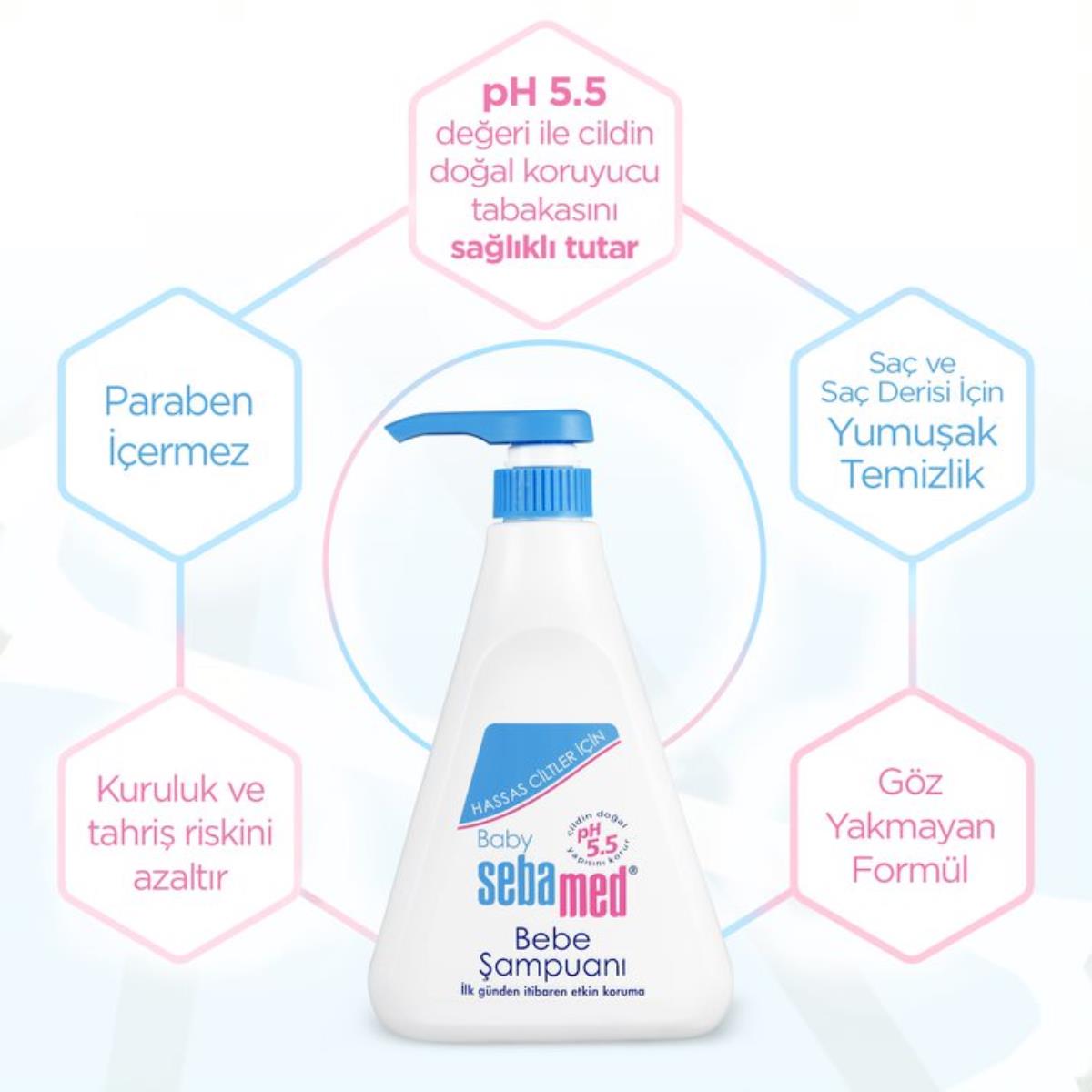 SEBAMED BEBE YENİDOĞAN ŞAMPUANI 250ML